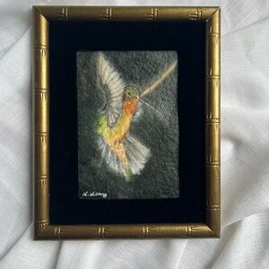 “Glow of the Hummingbird” framed original